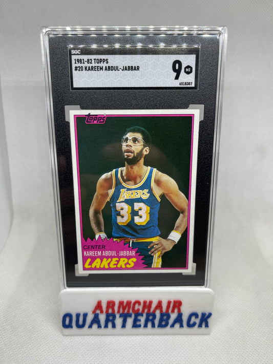 1981-82 Topps Kareem Abdul Jabbar #20 SGC 9