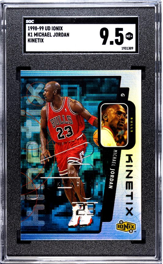 1998-99 UD Ionix Michael Jordan Kinetix #K1 SGC 9.5