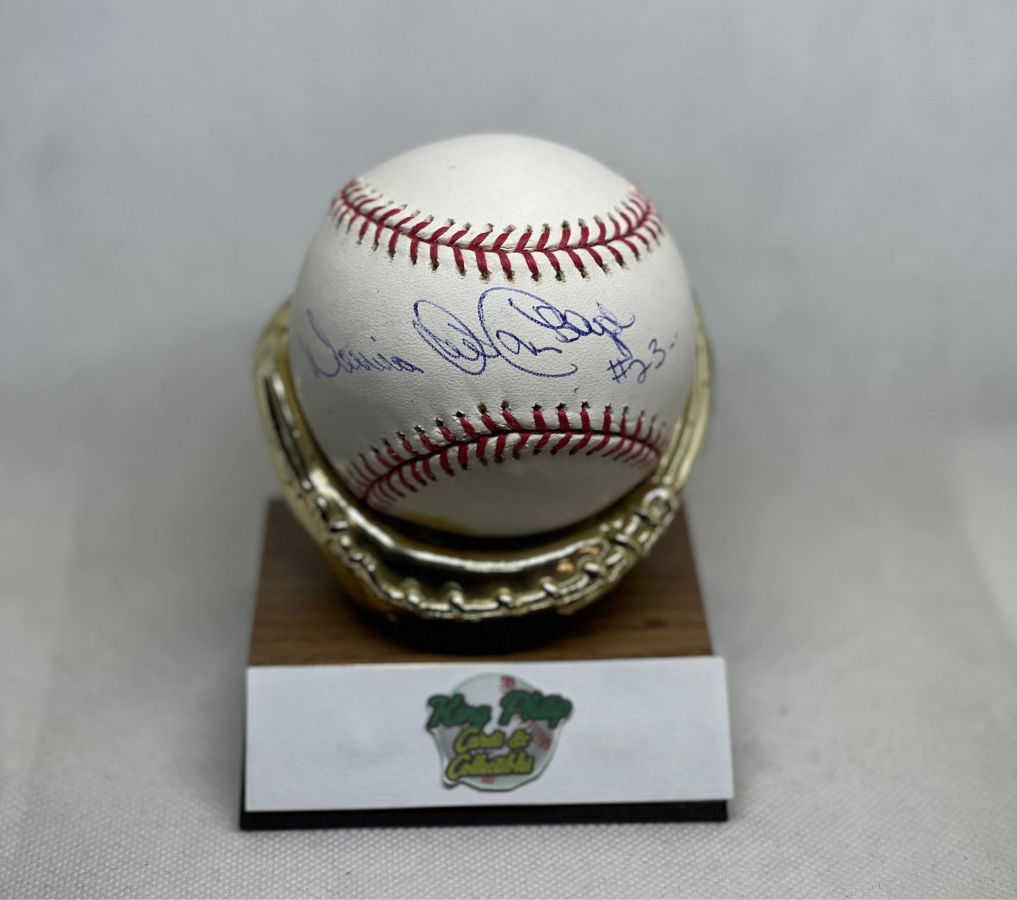 Dennis “Oil Can” Boyd Autographed baseball