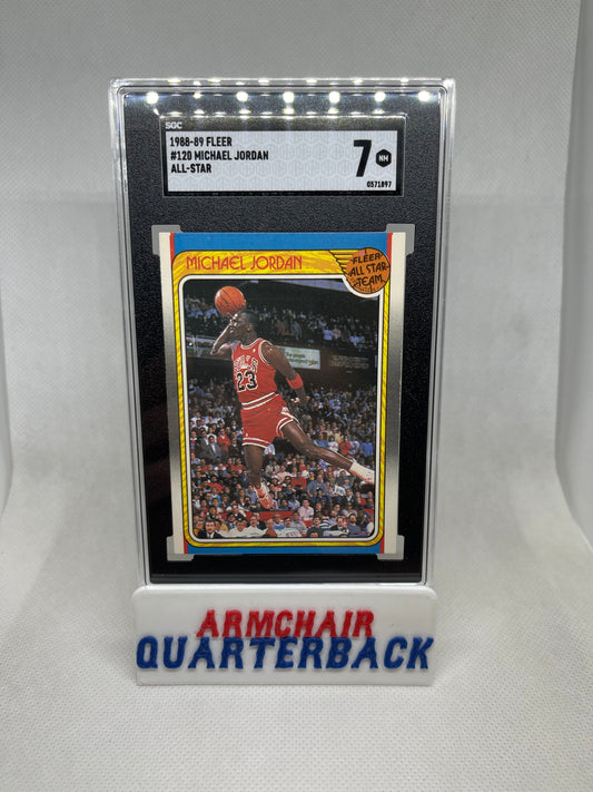 1988-89 Fleer Michael Jordan All Star #120 SGC 7