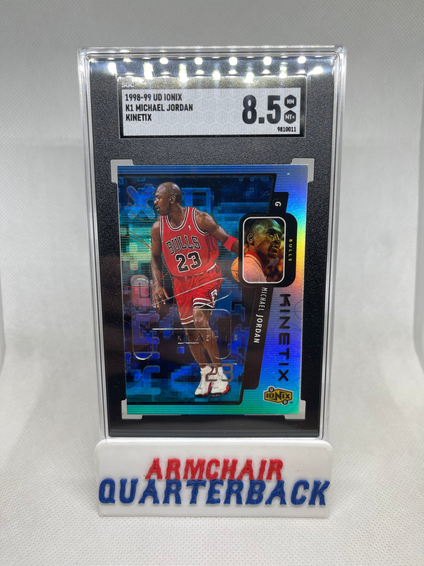 1998-99 UD Ionix Michael Jordan Kinetix #K1 SGC 8.5