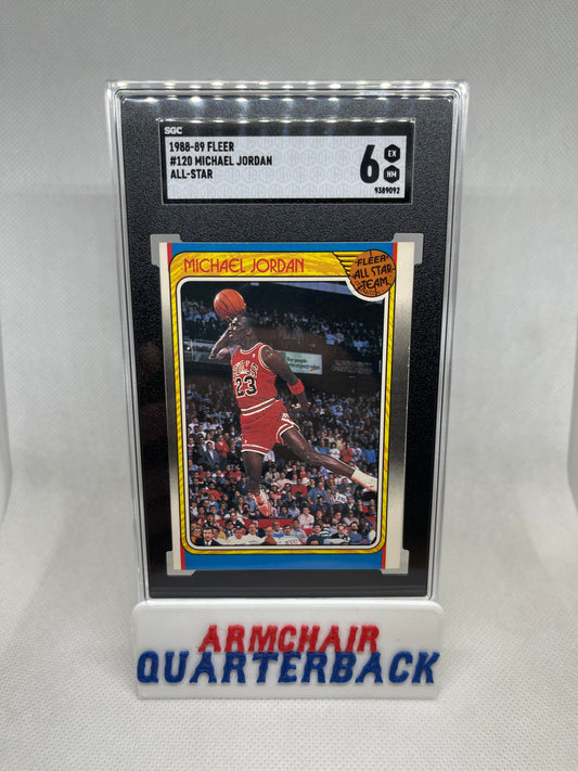 1988-89 Fleer Michael Jordan All Star #120 SGC 6