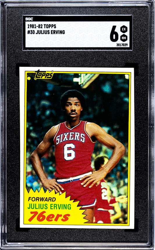 1981-82 Topps Julius Erving #30 SGC 6