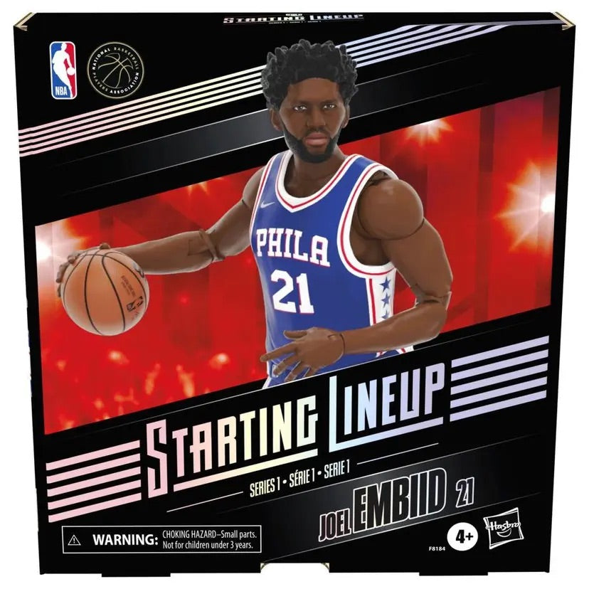 Joel Embiid Series 1 2022 Starting Lineup Philadelphia 76ers Kenner Panini