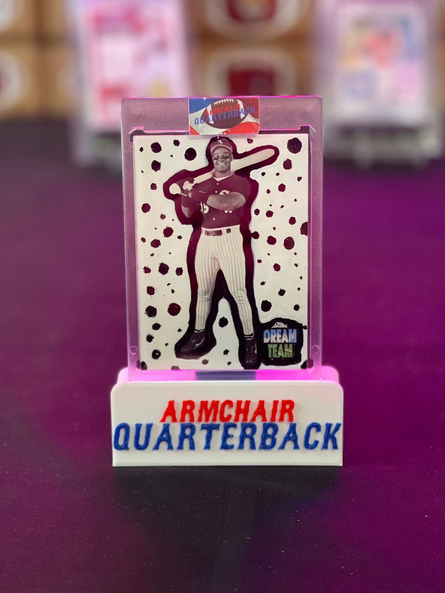 1992 Score Frank Thomas“Dream Team” custom 1/1 art card