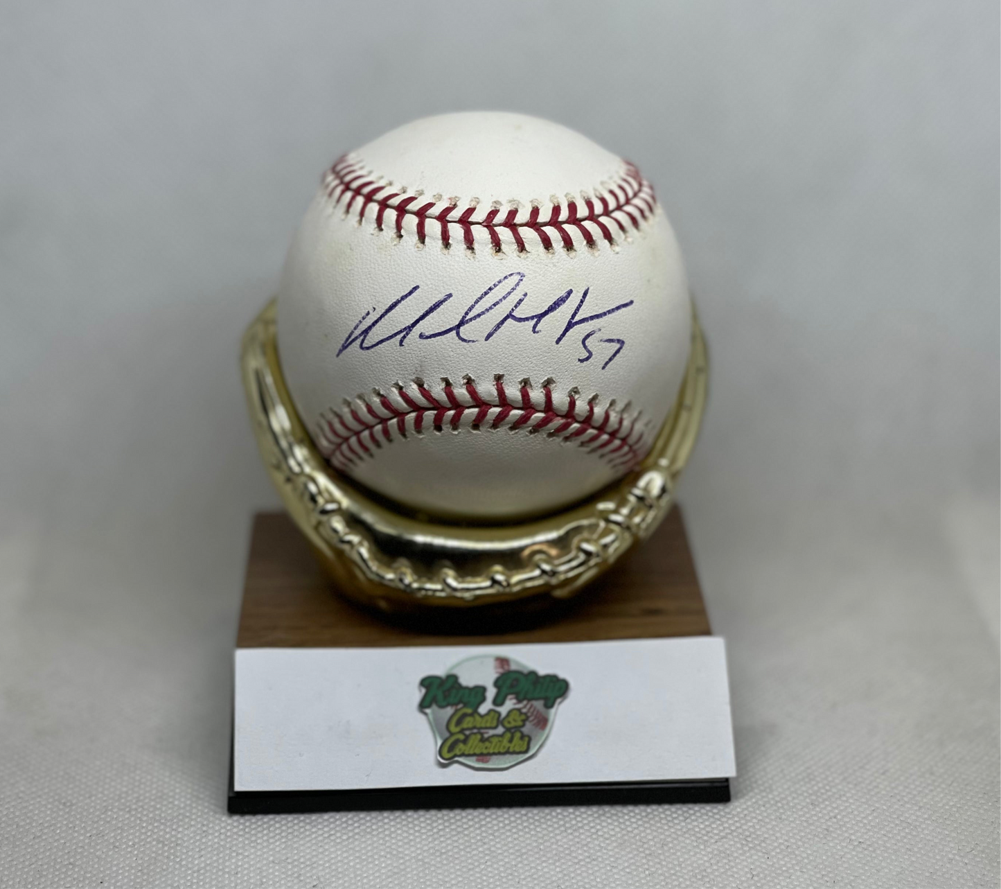 Manny Delcarmen Autographed baseball
