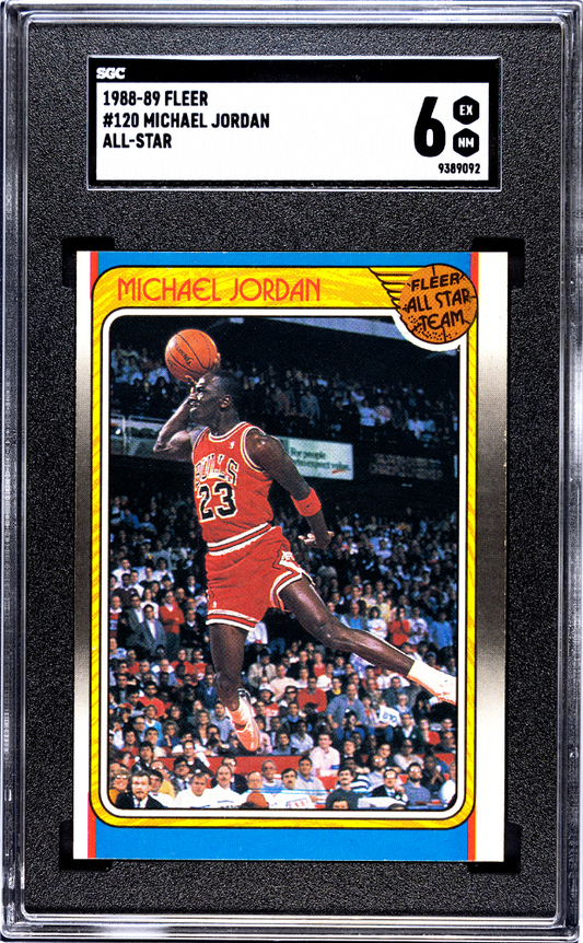 1988-89 Fleer Michael Jordan All Star #120 SGC 6