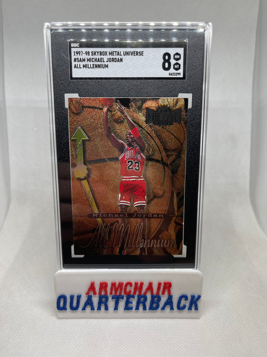 1997-98 Skybox Metal Universe Michael Jordan All Millennium #5AM SGC 8