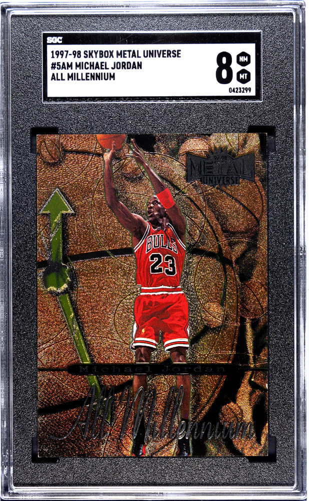 1997-98 Skybox Metal Universe Michael Jordan All Millennium #5AM SGC 8