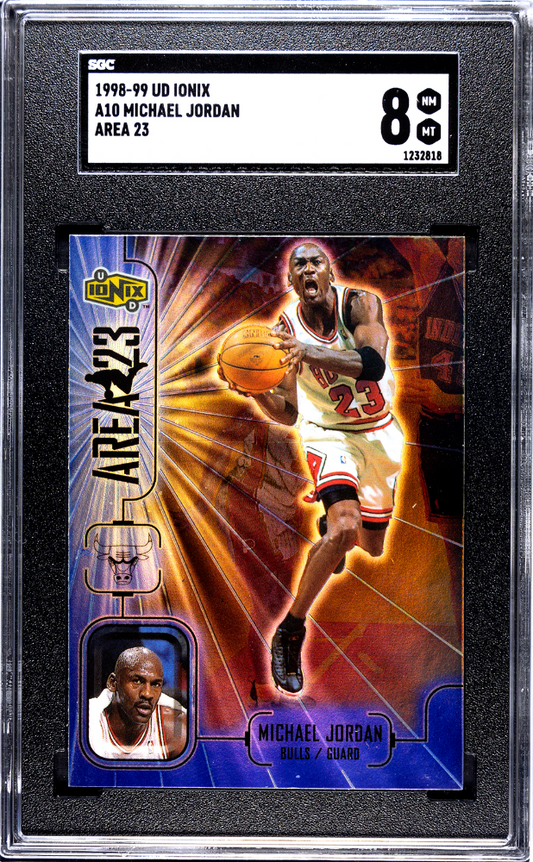 1998-99 UD Ionix Michael Jordan Area 23 #A10 SGC 8