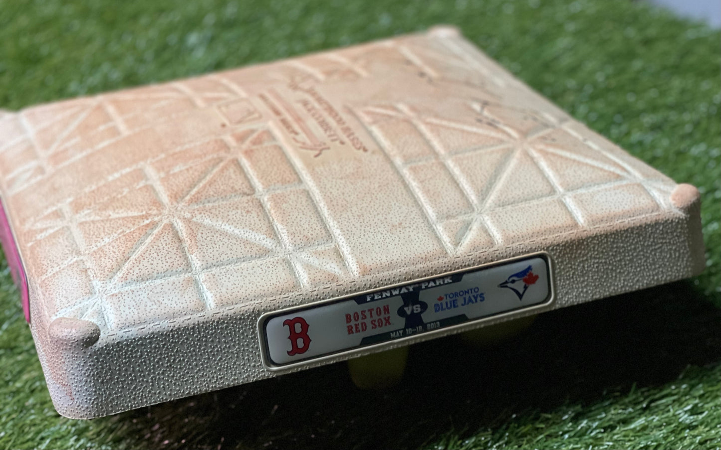 Dustin Pedroia Autographed 2nd Base Mother’s Day 2013 Fenway Park MLB AUTHENTIC