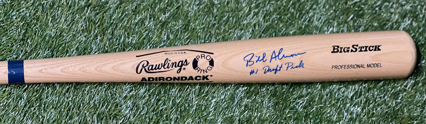 Bill Almon Auto Baseball Bat *1974 MLB 1st Overall Pick* Athletics Mets Padres