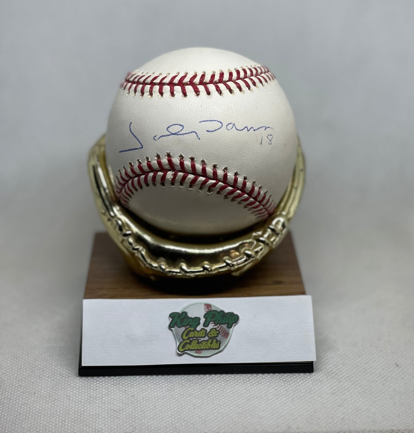 Johnny Damon Autographed baseball