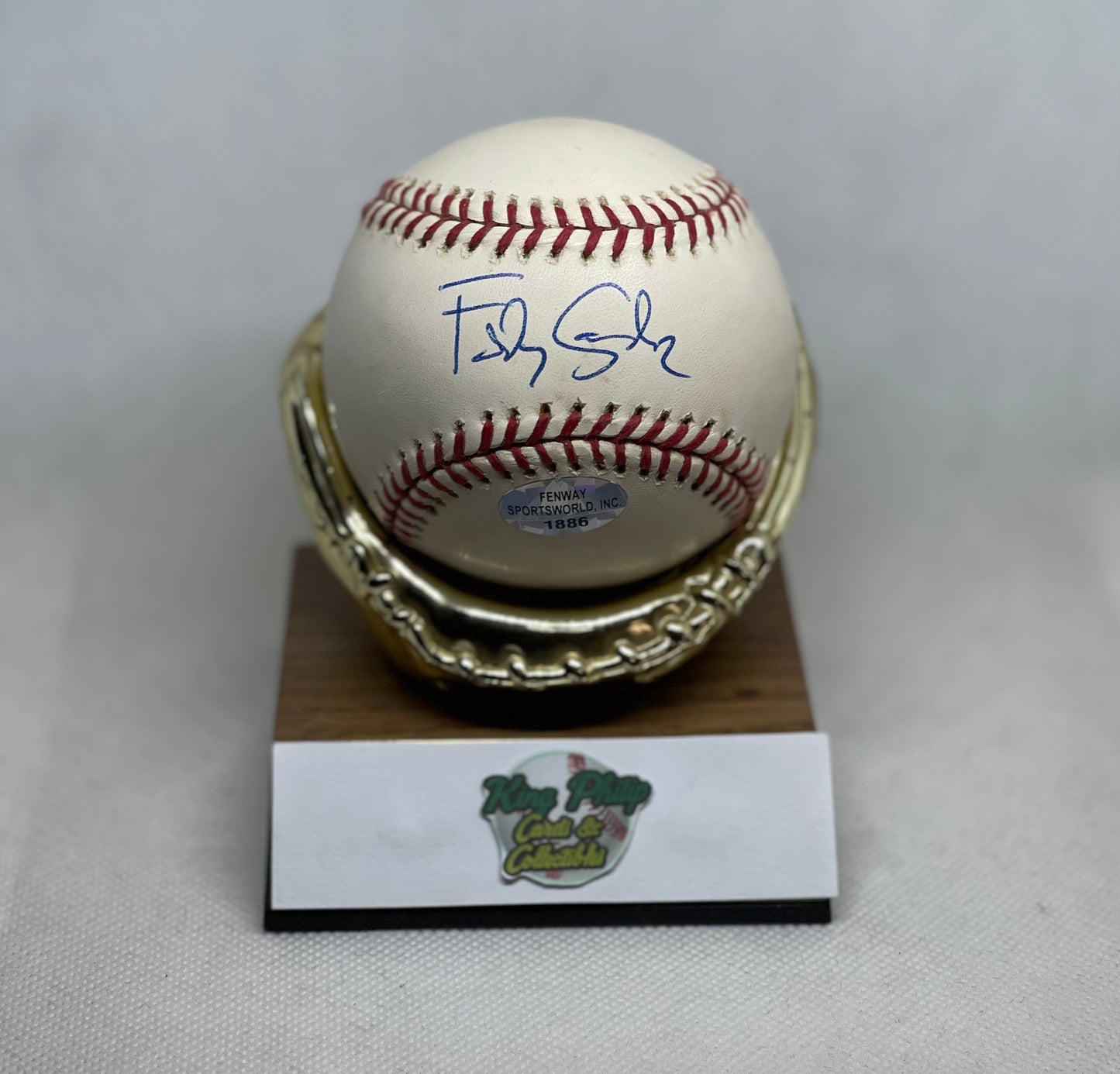 Freddy Sanchez Autographed baseball Fenway Sportsworld Authentication