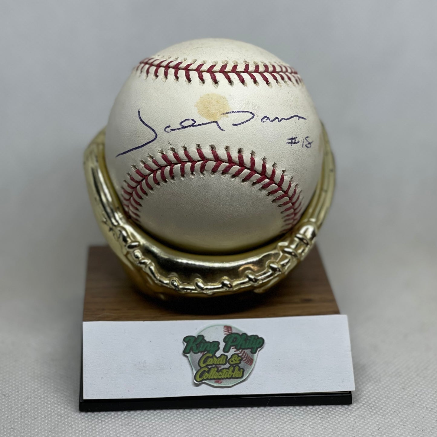 Johnny Damon Autographed baseball