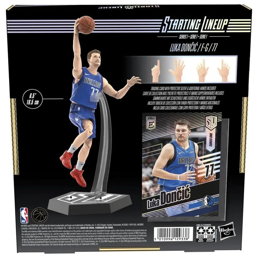Luka  Doncic Series 1 2022 Starting Lineup Dallas Mavericks Kenner Panini Hasbro