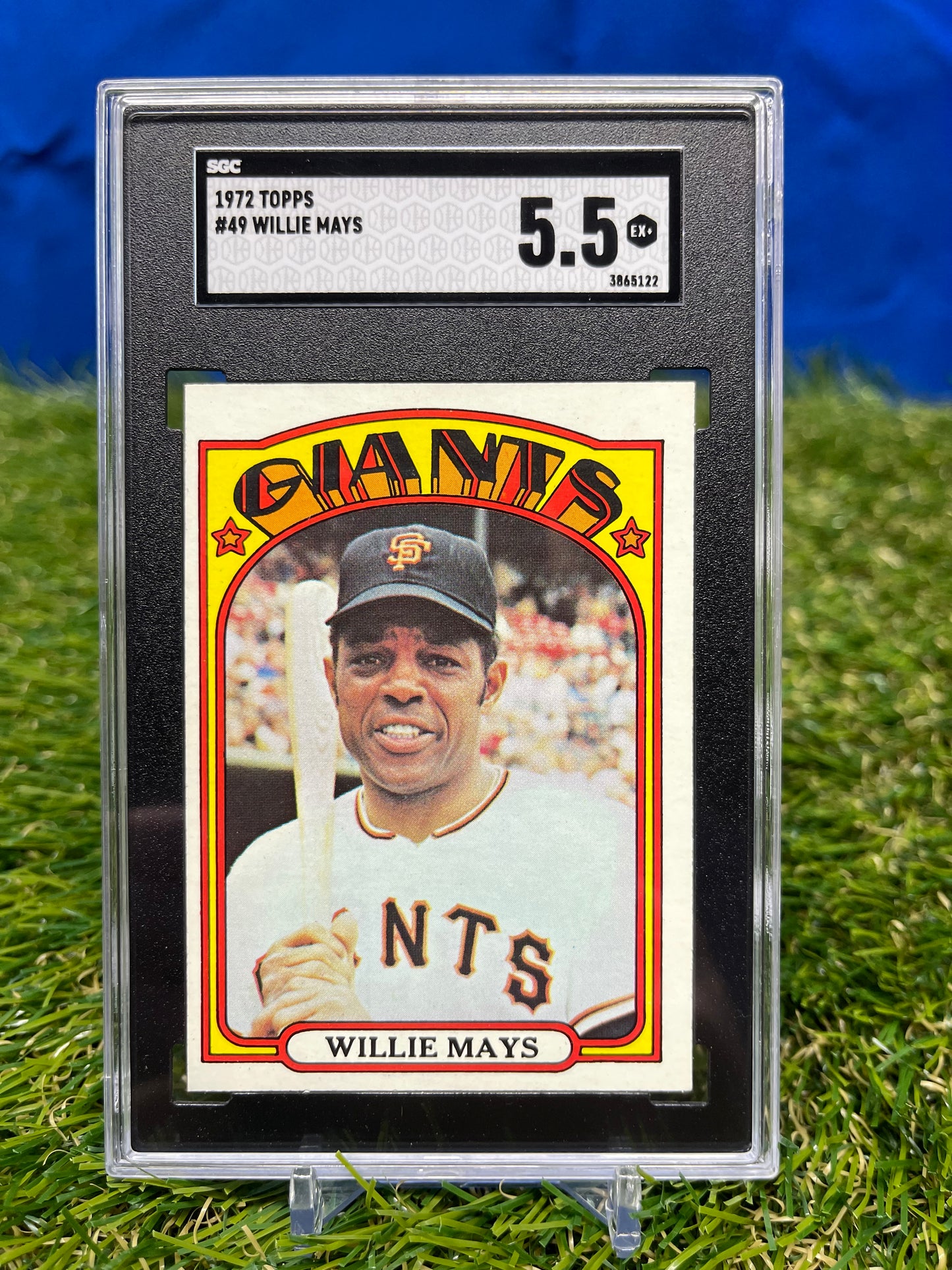 Willie Mays 1972 Topps - #49 SGC 5.5 San Francisco Giants