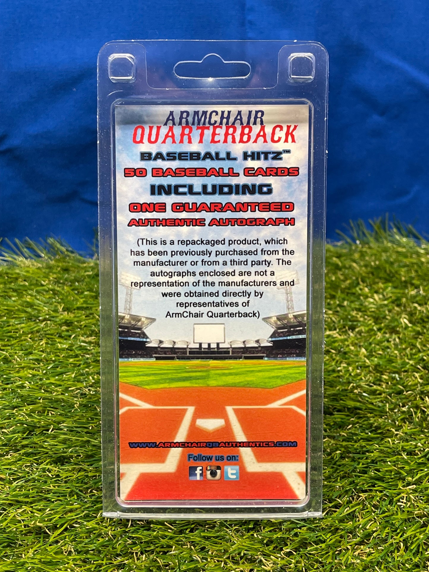 • Baseball card re-pack • 50 Cards w/ 1 guaranteed AUTHENTIC AUTOGRAPH per pack