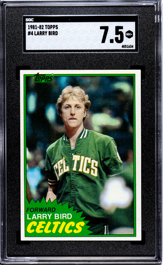 1981-82 Topps Larry Bird #4 SGC 7.5