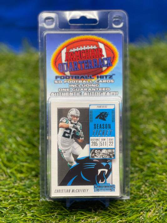 • Football card re-pack • 50 Cards w/ 1 guaranteed AUTHENTIC AUTOGRAPH per pack