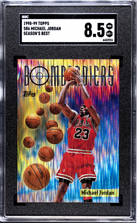 1998-99 Topps Michael Jordan Season's Best #SB6 SGC 8.5