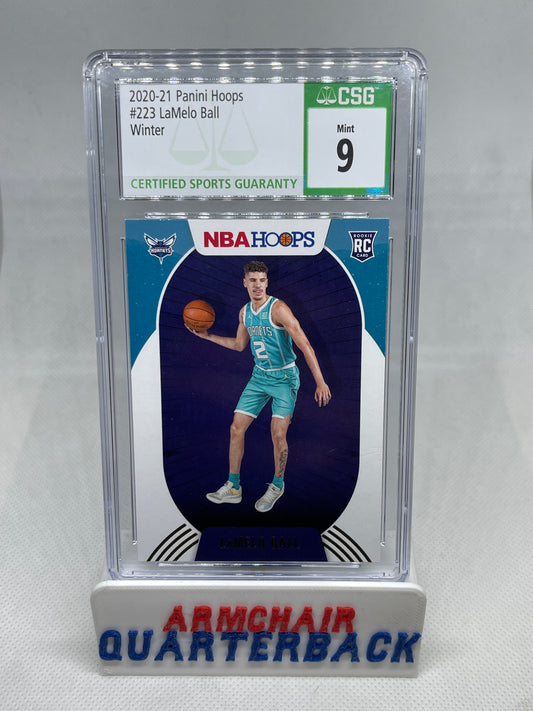 LaMelo Ball 2020-21 RC CSG 9 Panini NBA Hoops Winter