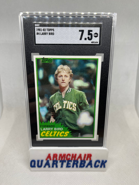 1981-82 Topps Larry Bird #4 SGC 7.5