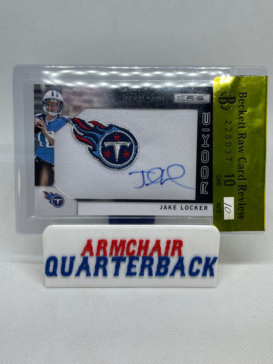 Jake Locker 2011 Rookies and Stars Auto/Patch 10/10 #’d/299