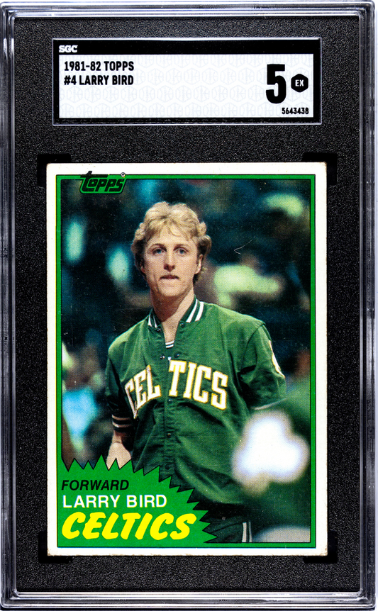 1981-82 Topps Larry Bird #4 SGC 5