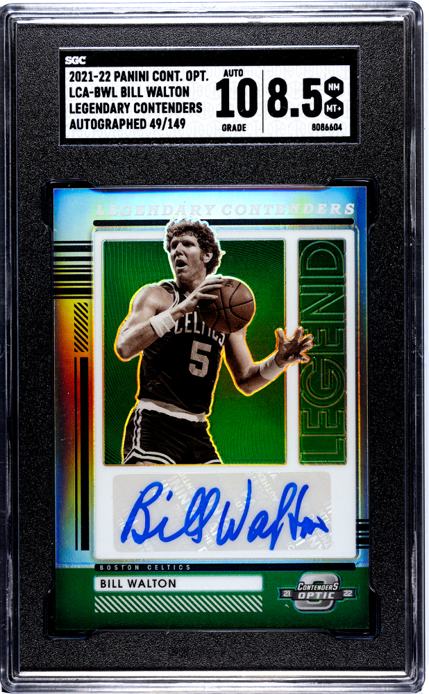 2021-22 Panini Contenders Optic Bill Walton Legendary Contenders Auto #/149 SGC