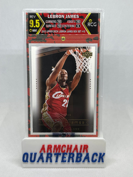 Lebron James 2003 Upper Deck Box Set Rookie GRADED 9.5