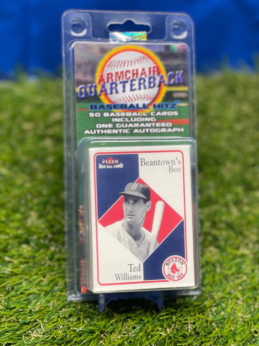 • Baseball card re-pack • 50 Cards w/ 1 guaranteed AUTHENTIC AUTOGRAPH per pack