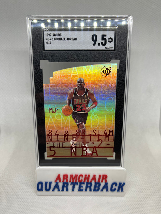 1997-98 UD3 Michael Jordan MJ3-1 Die Cut SGC 9.5