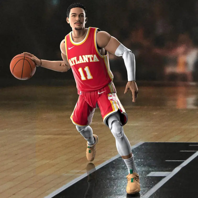 Trae Young Series 1 2022 Starting Lineup Atlanta Hawks Kenner Panini Hasbro