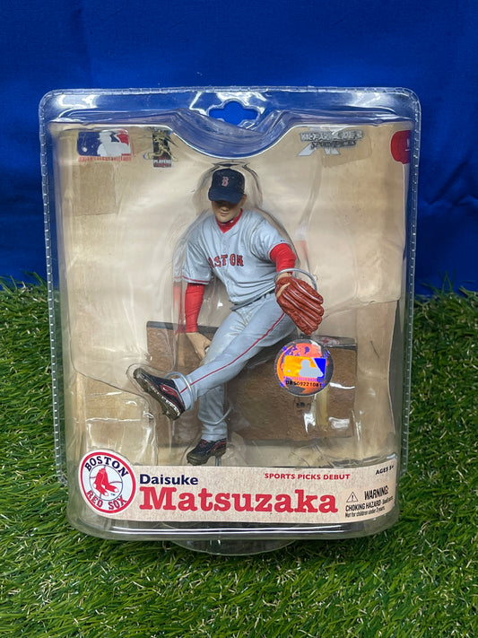 McFarlane MLB Sports Picks Series 21 Daisuke Matsuzaka Action Figure (White Jersey & Patch)