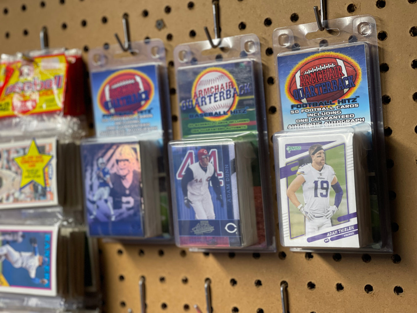 • Football card re-pack • 50 Cards w/ 1 guaranteed AUTHENTIC AUTOGRAPH per pack