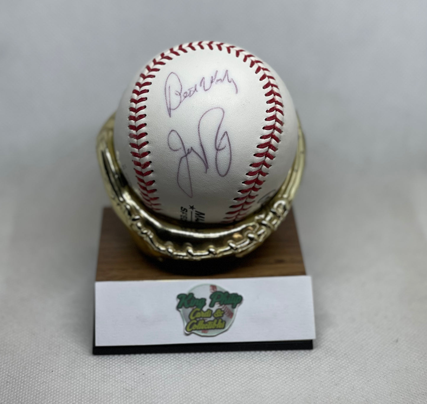 Jerry Remy Autographed baseball inscribed “Best Wishes”