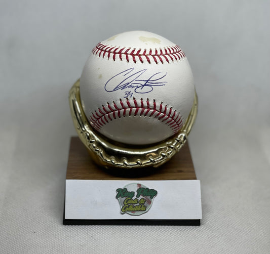 Chris Perez Autographed baseball • TRISTAR productions authentication