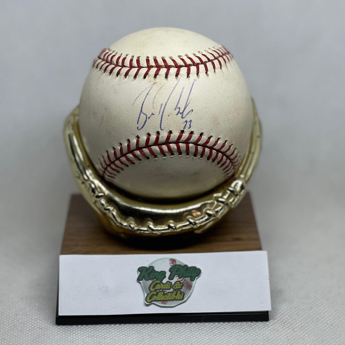 Brian Daubach Autographed baseball