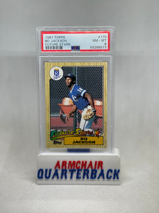 1987 Bo Jackson Topps Baseball Future Stars # 170 RC Rookie