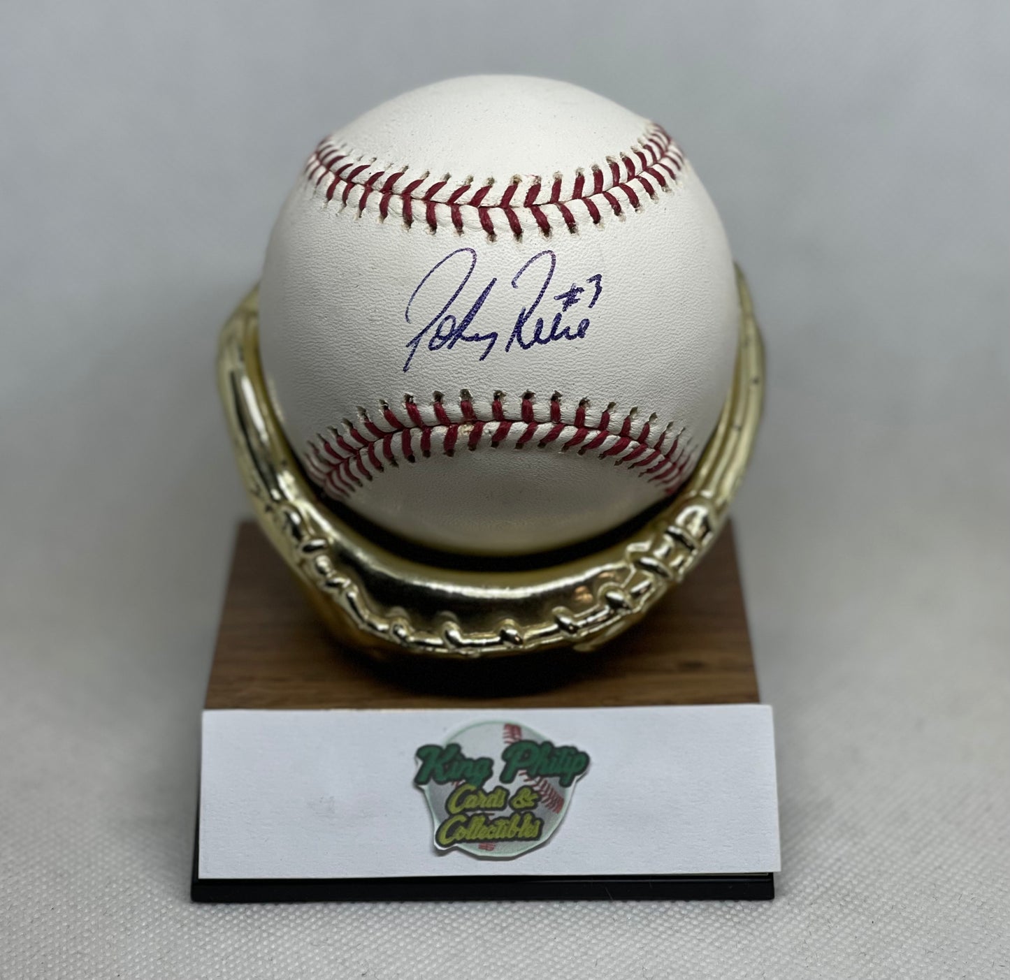 Pokey Reese Autographed baseball