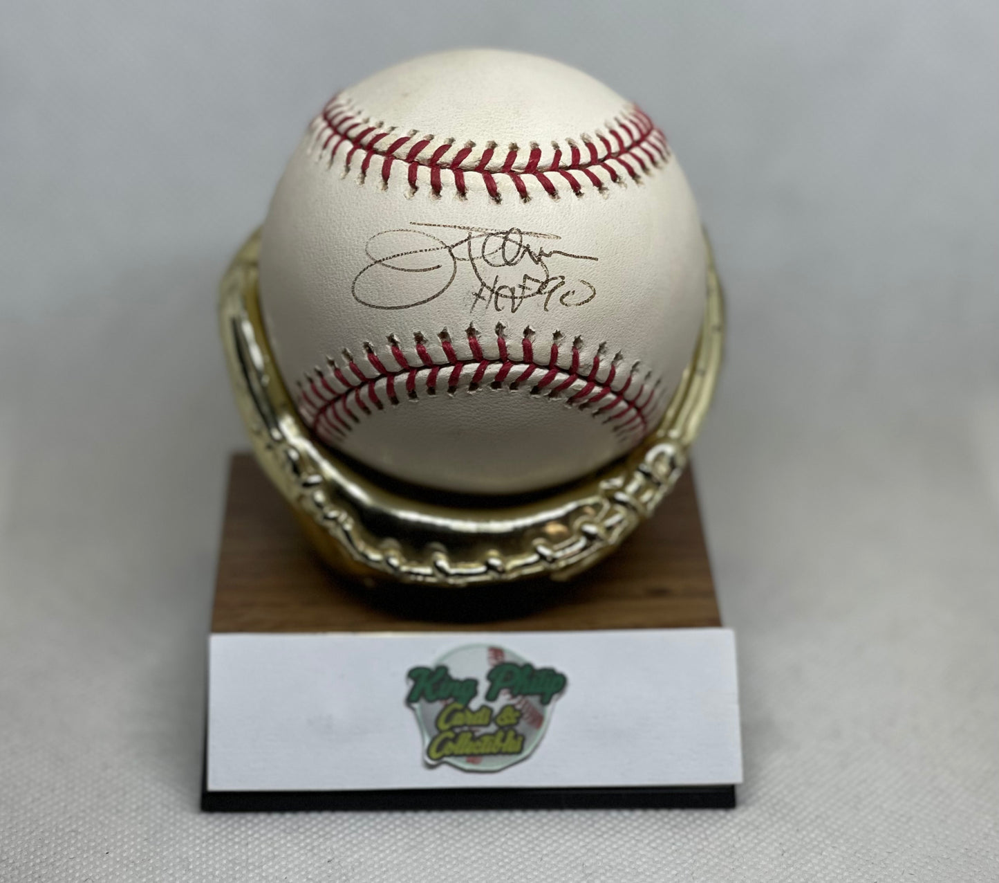 Jim Palmer Autographed baseball inscribed “HOF 90”