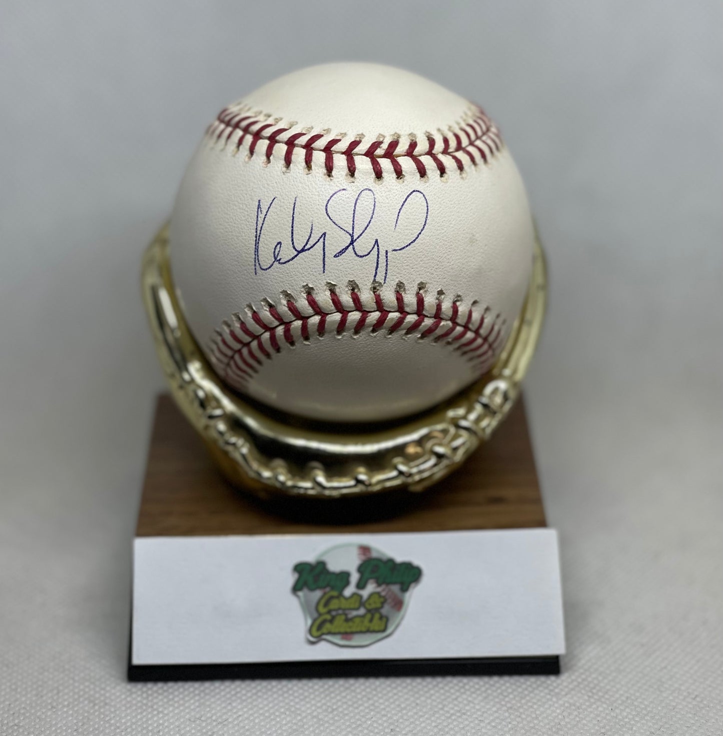 Kelly Shoppach Autographed baseball