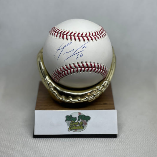 Eduardo Nunez Autographed baseball