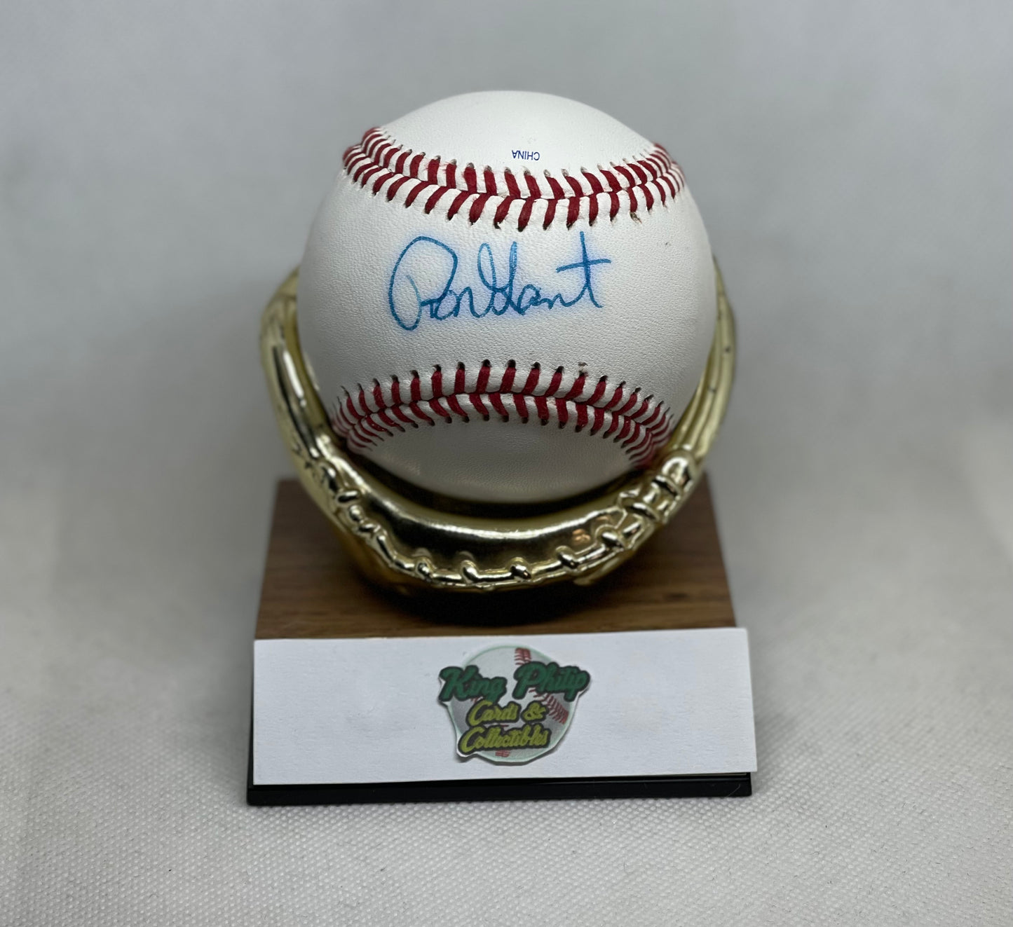 Ron Gant Autographed baseball