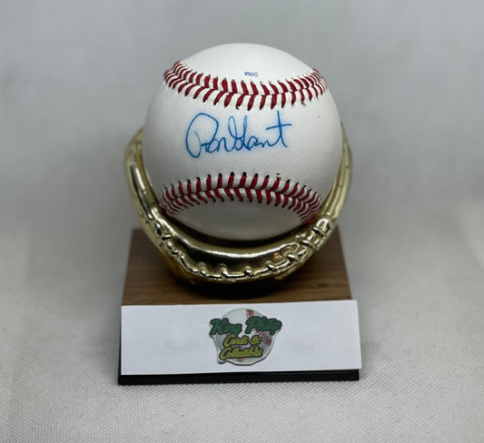 Ron Gant Autographed baseball