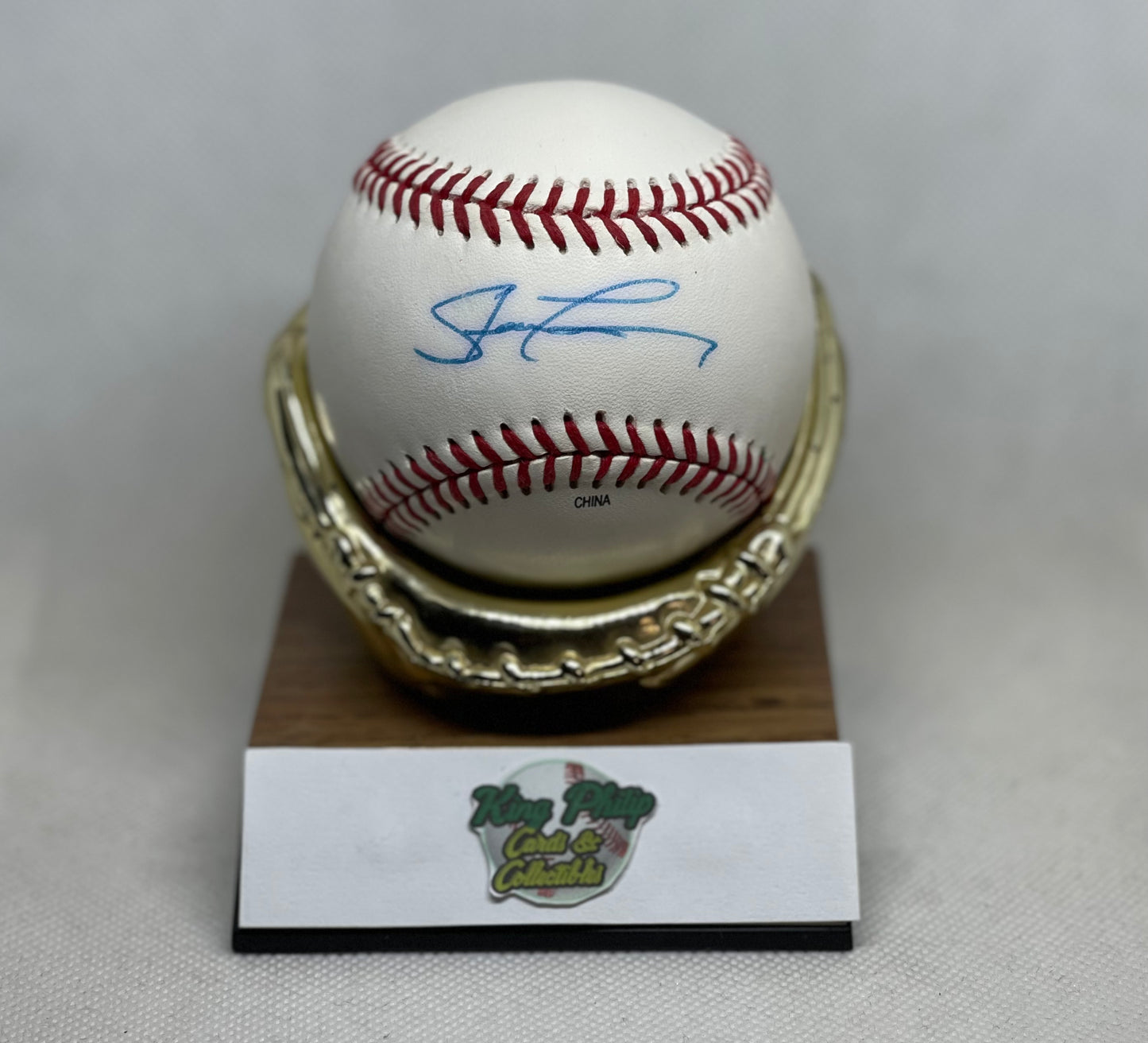 Steve Lomasney Autographed baseball