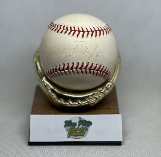Trot Nixon Autographed baseball